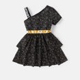 thumbnail image 6 of L.O.L. SURPRISE! Girls Dresses One Shoulder Black Sequins Party Outfits Doll Fashion Sizes 5-12, 6 of 6