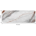 thumbnail image 7 of White Marble Copper Line Pattern Kitchen Rug Mat,Kitchen Runner Rugs Non Skid Washable,Decorative Kitchen Floor Mats for Kitchen,Sink,Laundry,17"x47.2", 7 of 7