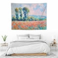 thumbnail image 3 of ONETECH  Art Decor Tapestry with Landscape Design Wall Hanging Aesthetic Backdrop Psychedelic Countryside Forest for Indoor, 3 of 7