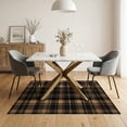 thumbnail image 3 of ODIKA 5'x7' Washable Area Rug Striped With Rustic Tartan Check Gingham Accents Buffalo Plaid Refined for Dining Room, Under Table, Home Office, Non-Slip Chair-Friendly, 3 of 7