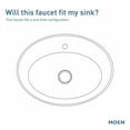 thumbnail image 5 of Moen S6712 90 Degree 1.2 GPM Vessel Single Hole Bathroom Faucet - Chrome, 5 of 5