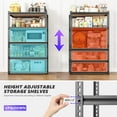 thumbnail image 3 of REIBII Storage Shelves Unit 5 Tier Adjustable Metal Shelving for Garage,12"D x 28"W x 60"H, 3 of 8