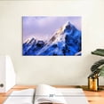 thumbnail image 3 of Elephant Stock Mt Everest Summit Wall Art - Horizontal Canvas Wall Art - Living Room Wall Decor - Nature Canvas - Blue And Purple Decor - 12" x 8", 3 of 8