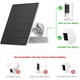 thumbnail image 4 of Cargador De Panel Solar De 10 W Para Batería De Cámara De Foco, Panel Solar De Montaje Ajustable Portátil Impermeable IP65, Para Batería De Cámara Adhesiva, 4 of 7