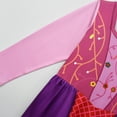 thumbnail image 6 of Girls Kids Sarah Sanderson Witch Costume Dress Halloween Cosplay Costume, 6 of 7