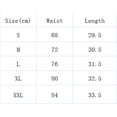 thumbnail image 2 of Womens Shorts Summer Casual High Waist Shorts Letter Short Trousers Biker Cycling Sports Outdoor Traning Sportswear, 2 of 2