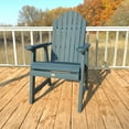 thumbnail image 2 of Highwood Hamilton Adirondack Deck Chair - Dining Height, Outdoor, Eco-friendly, Synthetic Wood, 2 of 2