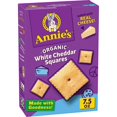 thumbnail image 1 of Annie's Organic White Cheddar Squares Baked Snack Crackers, Made with Real Cheese, 7.5 oz, 1 of 5