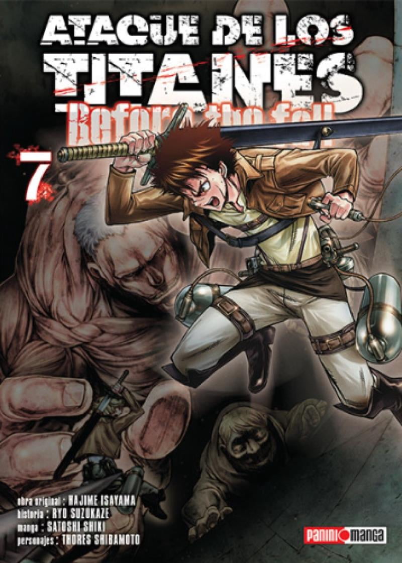 ATTACK ON TITAN BEFORE THE FALL N.7 PANINI COMICS HAJIME ISAYAMA