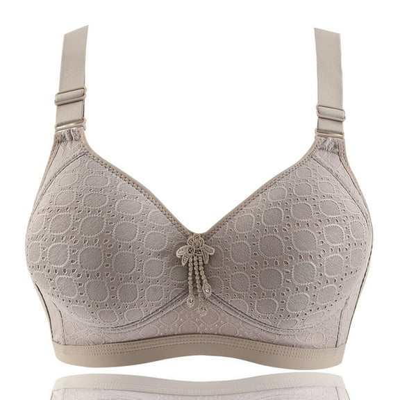 Azrian Womens Plus Size Bras,Womens Solid Lace Lingerie Bras Plus Size Underwear Bralette Bras Comfortable Bra 2023 Deals on Sale