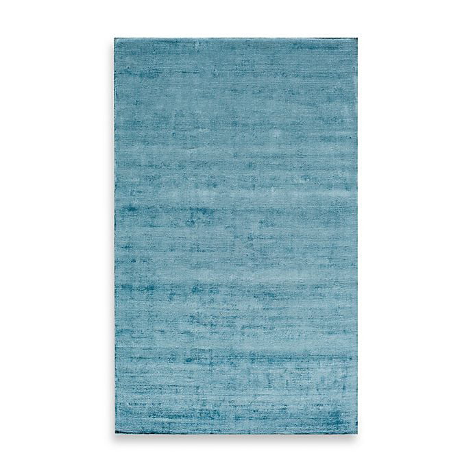 Rugs America Kendall Collection Blue Lagoon 6230E Contemporary Solid Area Rug 5' x 8' Walmart