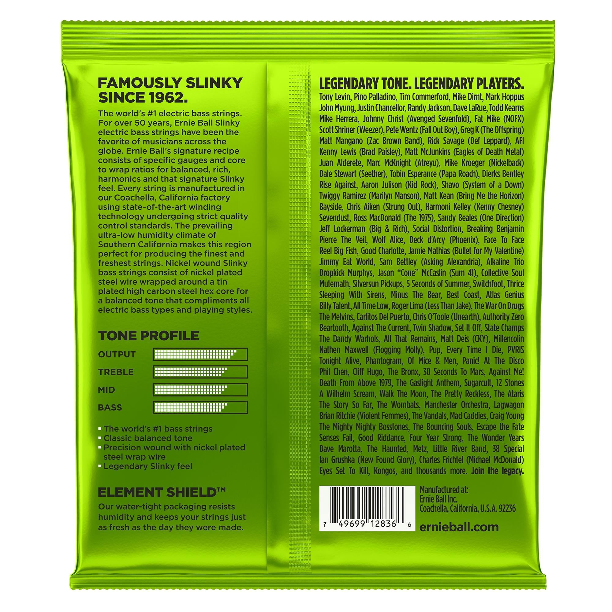 2836 Ernie Ball Bass Guitar Strings