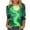 QR1-Green, variant on VKOYWKM Halloween Shirts for Women 3/4 Sleeve Halloween Graphic T Shirts Loose Fit Crew Neck T-Shirts Halloween Costumes