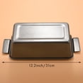 thumbnail image 5 of 12 Inch Chicago Metallic Professional Healthy Meatloaf Pan Non-Stick Barbecue Tray Rectangular Loaf Pan with Insert Rack, 5 of 5