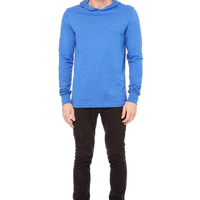 Gravity Threads Chandail à Manches Longues pour Hommes, Royal Chiné S