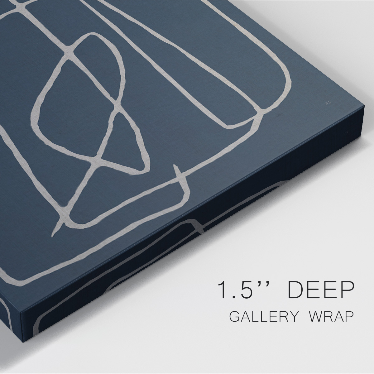 Shapes and Night Sky I Premium Gallery Wrapped Canvas - Ready to Hang