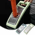 thumbnail image 1 of Sentmoon Potato Peeler Potato Peelers Stainless Steel Multifunctional Vegetable Cutter Household Shredded Potatoes Shredder Kitchen Three In One Cut Vegetable Artifact Wiper, 1 of 7