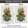 thumbnail image 2 of Summer Pineapple Garden Flag Double Sided Vertical Burlap Yard Outdoor Decor 12.5x18 Inch, 2 of 6