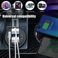 thumbnail image 2 of 12V USB Charger with 4 Ports, Dual PD 36W USB C Ports, Dual-Mode Function, Waterproof and Dustproof for Nighttime Driving, 2 of 8