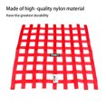 thumbnail image 3 of Riwesomey Red de nailon para ventana de coche de carreras de 23,6 x 23,6, Kit de montaje Universal, estilo de cinta, mejora de piezas de Ventana automotriz Rojo, 3 of 6