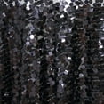 thumbnail image 4 of BalsaCircle 120" Big Payette Round XL Sequin Tablecloth Wedding Party Linens Black, 4 of 8