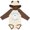 Natural & Brown w Ears, variant on Inktastic I Got My First Tooth Baby Boy Boys or Girls Long Sleeve Baby Bodysuit