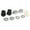 As shown, variant on E-Bike Electric Bicycle Hub Motor Axle Front Lock Nut /Lock Washer / /Nut Cover with 12mm Shaft