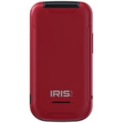 Consumer Cellular Iris, 8GB, Red - Flip Phone