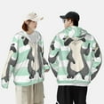 thumbnail image 3 of Rocae Cute Raccoon Print Breathable Sun Protection Hoodie Quick-Dry Lightweight Long Sleeve Hoodie Unisex Running Sports Shirt, 3 of 9