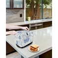 thumbnail image 4 of Fsddascl Purple Hydrangea Small Toaster Cover 2 Slice, Kitchen Appliance Covers, Stripe Botanical Vintage Toaster Oven Cover with Loop, Bread Machine Cover Polyester Dust Cover Protection, 4 of 5