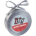 thumbnail image 5 of iDIY Satin Ribbon (1/2", 50 Yards) No wire, DIY Arts & Craft, Gift Wrapping Baskets, Wedding Decor, Sewing Projects, Party Decorative Embellishment, Hair Bows, Floral, Baby Showers (Silver), 5 of 5