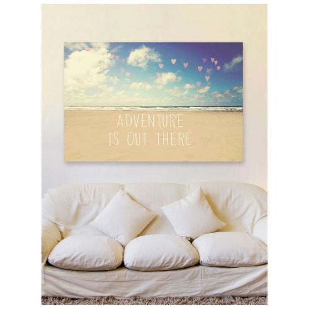 "Adventure Is out There" Painting Print on Wrapped Canvas