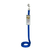 Angle View: Petmate 0321088 Lead Nylon Double 1 Inch By 6 Foot Blue
