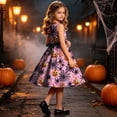 thumbnail image 6 of Piuwrlz Girls Halloween Party Dresses Kids Girl Cos Perform Dress Pink Size 7 Years, 6 of 9