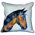 thumbnail image 3 of Blue Horse Large Indoor/Outdoor Pillow 18x18, 3 of 3