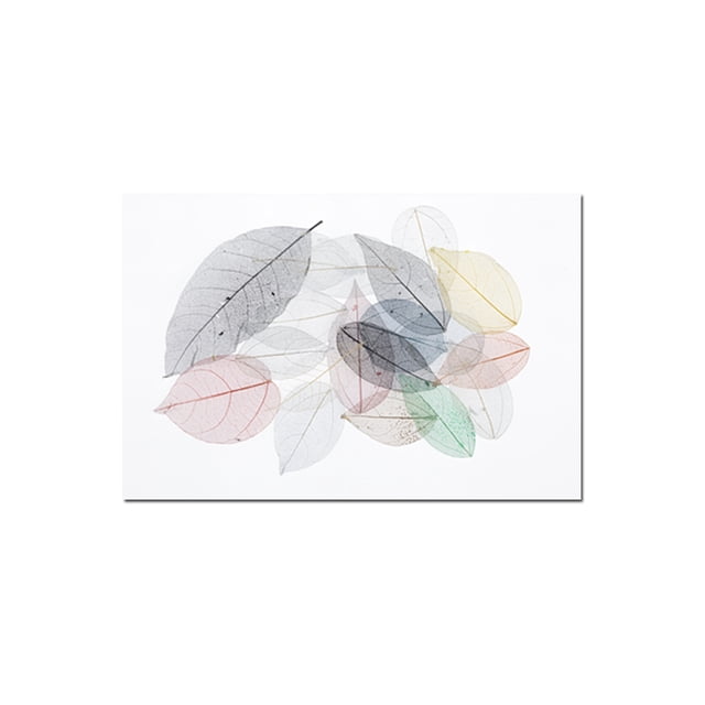 cuadro decorativo colored leaves lienzo by suma 1 pieza 30 X 30 CM