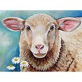 thumbnail image 1 of Pintura de diamante (DE6413) ovejas 5D DIY Kits de resina redondo completo hogar pared artes 20X30cm Hugtrwg Para estrenar, 1 of 1
