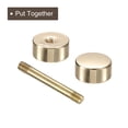 thumbnail image 4 of Unique Bargains 8Pack Métal Sac Sangle Connecter Boucles, 16x26mm Bourse Vis Rivets de Fixation (Doré Clair), 4 of 7