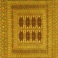 thumbnail image 1 of Ahgly Company Machine Washable Indoor Square Southwestern Yellow Country Area Rugs, 8' Square, 1 of 4
