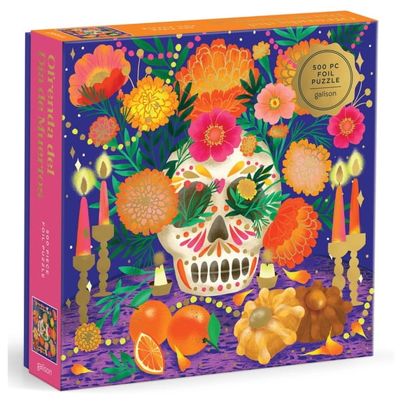 Ofrenda Del D?a De Muertos 500 Piece Foil Puzzle