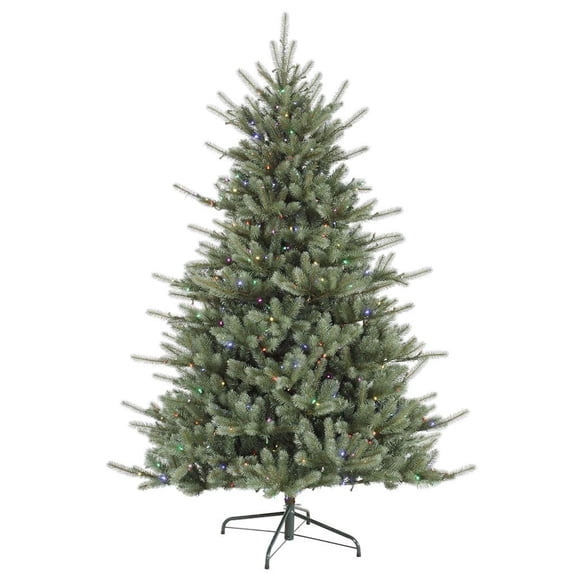 Vickerman 27265 - 6.5' x 56" Colorado Blue Spruce 480 Multi-Color Wide Angle LED Lights Christmas Tree (D124567LED)