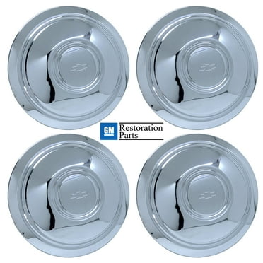 4 Chevrolet 14" 15" Rally Center Caps 8" OD Police Wheel Hub Caps 7" Rally Ring