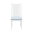 thumbnail image 6 of Linon Stanton Dining Chairs, Set of 2, White Finish with Light Blue Fabric, 6 of 10