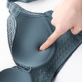 thumbnail image 3 of Abcnature Full Coverage Bras for Women Solid Seamless Underwear without Steel Rims Detachable Chest Sagging Wave Pattern Bras, 3 of 4