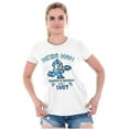 thumbnail image 4 of Retro Mega Man Running and Gunning Women's Plus Size Shirt Brisco Brands 2X, 4 of 5