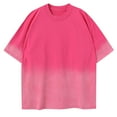thumbnail image 1 of Shirts for Men, Mens Summer New Ice Silk Loose Gradient T-shirt, 1 of 3