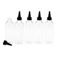 thumbnail image 2 of Esquirla 5Pieces 250ml Empty Refillable Cosmetics Sub Bottles Travel Cover Black Tip Cover, 2 of 8