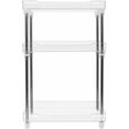 thumbnail image 6 of Sorbus 3-Tier Organizer Shelf Stand, Clear Storage Tray Caddy for Cosmetics, Bathroom/Kitchen Supplies,Toiletries, Counter, Vanity, Desk, Under Sink Organization, 6 of 6