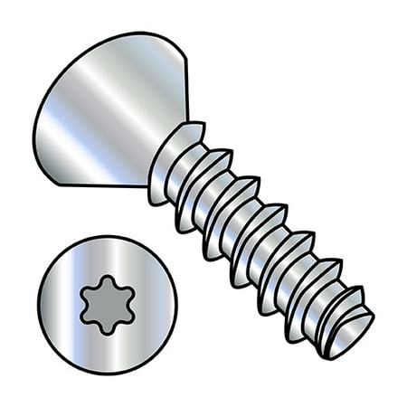 

M2.5-1.4X6 Metric 6 Lobe Flat Thread Rolling Screw 45 Degree Full Thread Zinc (Pack Qty 10 000) BC-M2.56LTF4