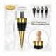 thumbnail image 2 of Stainless Steel Wine Stopper Inserts - 20pc Blank Metal Stoppers with Threaded Posts for DIY, Wood Turning, Wine Bottles, 2 of 5